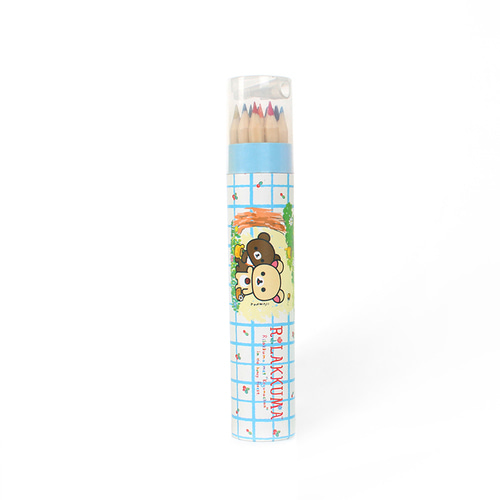 리락쿠마 연필깎기 12색 색연필