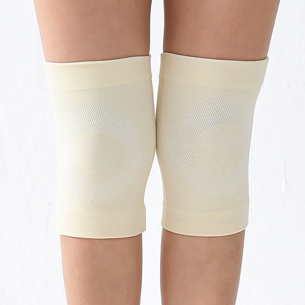 바디온 무릎 보온 보호대 2p세트(L) (크림)