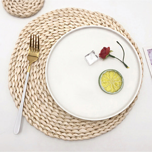 라탄식 식탁 매트 / 소품 원형 테이블매트