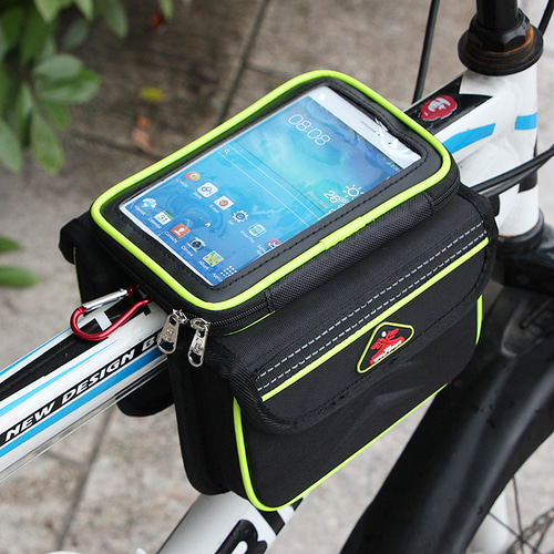 더블백 자전거 스마트폰가방 / 터치가능 자전거가방