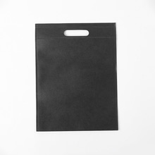컬러 부직포 가방(30x40cm) (블랙)