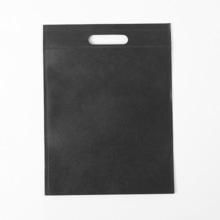 컬러 부직포 가방(35x45cm) (블랙)