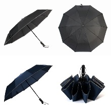 베베선물샵 빛반사 완전자동 3단 우산 / 방풍우산
