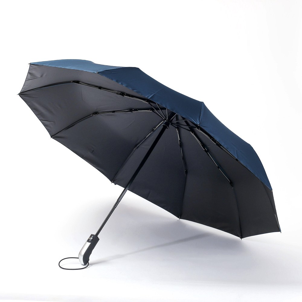 T49705 방풍 3단 완전자동 튼실 우산(10살_네이비)