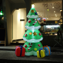 X43699 바람넣는 에어벌룬 크리스마스 전시트리 180cm